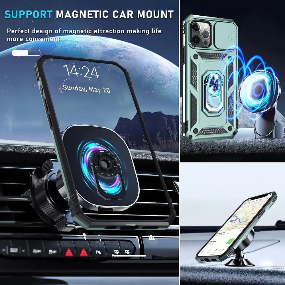 Janmitta Case For IPhone 11 Pro Max Phone Cover Built In Slide Camera Lens Cover